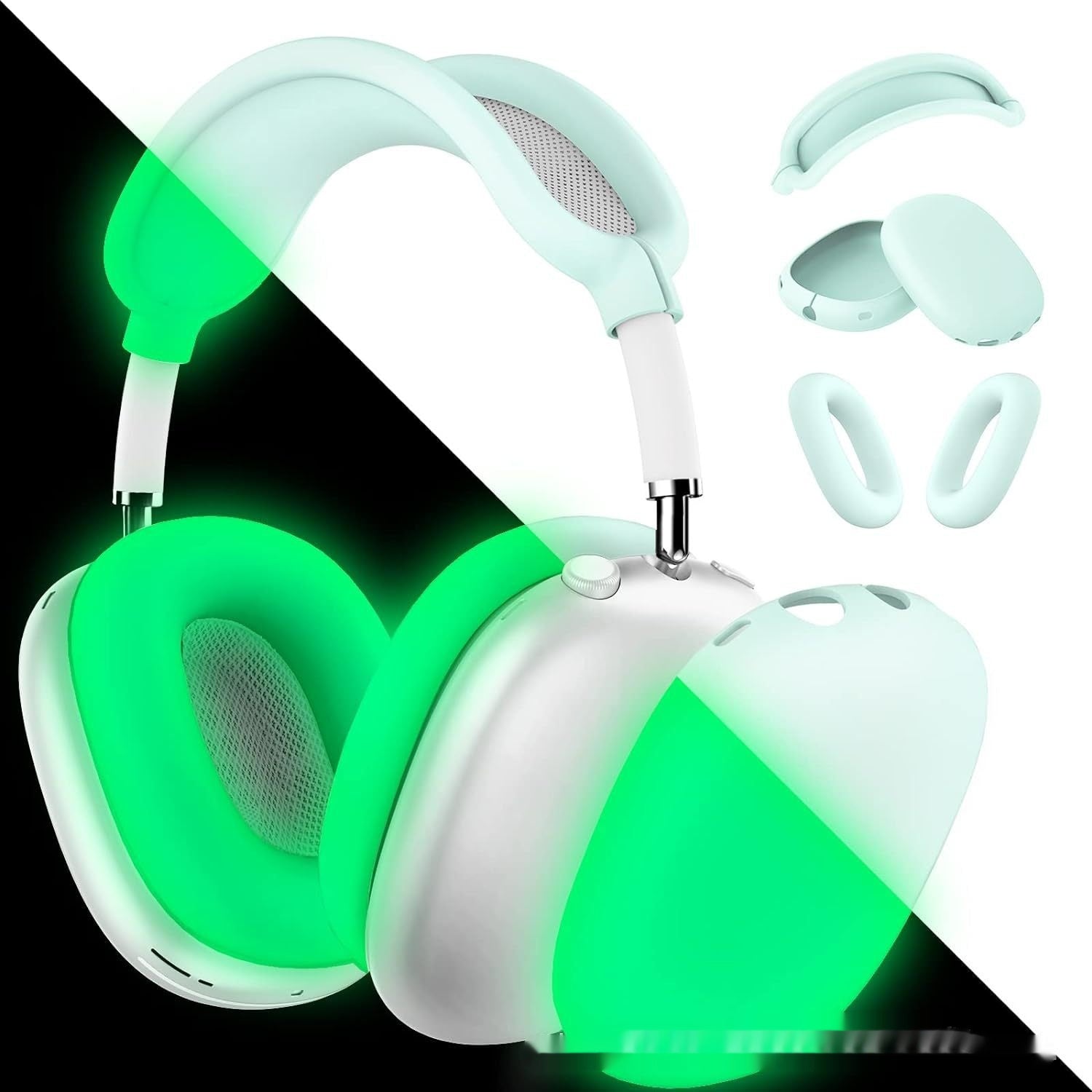 Earphone Case Silicone Earphone Case Bluetooth Headphone Case Head-mounted Protective Case